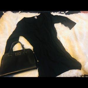 SOLD!!!!! H&M Black 1/4 Sleeve Dress